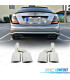 TERMINALI SCARICO MERCEDES CLASSE C W204 07-15 LOOK AMG 50X100