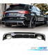 DIFFUSORE AUDI A3 SPORTBACK 16- LOOK RS3 + TERMINALI DI SCARICO