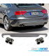 DIFFUSORE AUDI A5 SPORTBACK 12-15 LOOK S LINE + TERMINALI DI SCARICO