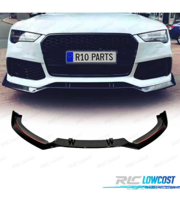 SPOILER LIP PER AUDI A7 11-15 LOOK RS7 NERO