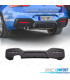 DIFFUSORE PER BMW F20 F21 LCI 15-19 LOOK M PERFORMANCE NERO OPACO