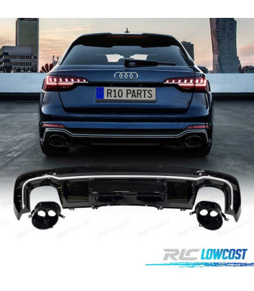 DIFFUSORE PER AUDI A4 20- LOOK RS4