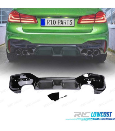 DIFFUSORE PER BMW F20 LCI 15-19 LOOK M COMPETITION NERO CARBONIO