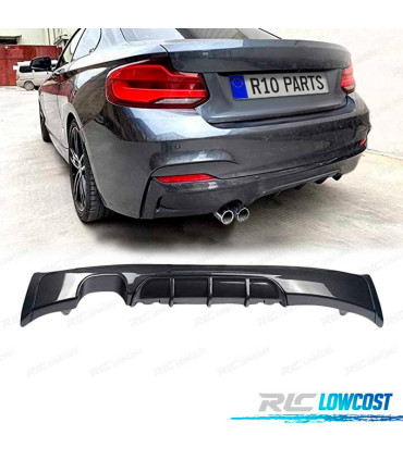 DIFFUSORE PER BMW F22 13-15 LOOK M PERFORMANCE IN CARBONIO