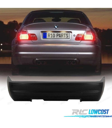 PARAURTI POSTERIORE PER BMW E46 COUPE CABRIO LOOK M3 98-04