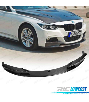 SPOILER LIP ANTERIORE BMW F30 F31 11-19 LOOK M PERFORMANCE CARBONIO