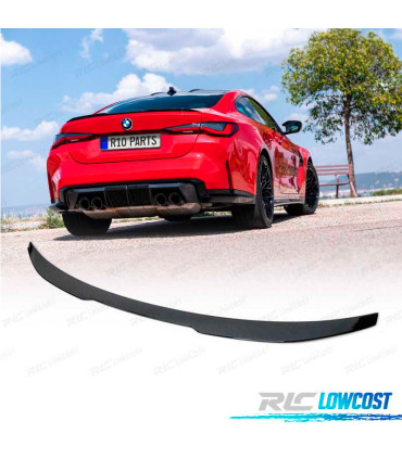 ALETTONE SPOILER BMW G22 LOOK M4 NERO LUCIDO