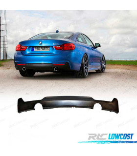 DIFFUSORE BMW F32 F33 F36 13-18 LOOK M DOPPIA USCITA SEMPLICE