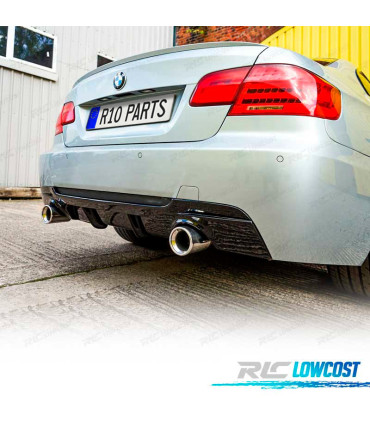 DIFFUSORE BMW E92 E93 06-14 LOOK M PERFORMANCE NERO LUCIDO
