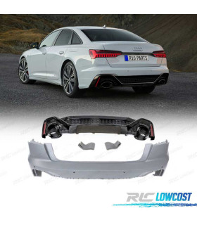 PARAURTI POSTERIORE PER AUDI A6 20- LOOK RS PDC