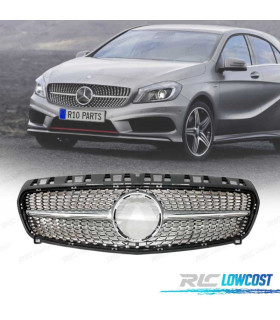 GRIGLIA MERCEDES CLASSE A W176 12-15 LOOK DIAMOND CROMATO