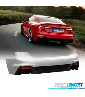 PARAURTI POSTERIORE PER AUDI A5 20- LOOK RS PDC