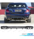 DIFFUSORE MERCEDES CLASSE E W213 AMG 16-19 LOOK E63 + TERMINALI DI SCARICO