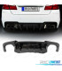 DIFFUSORE BMW F10 F11 12-16 LOOK M COMPETITION NERO LUCIDO
