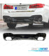 DIFFUSORE PER BMW G30 G31 LOOK M TECH M PERFORMANCE NERO LUCIDO