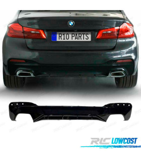 DIFFUSORE PER BMW G30 G31 M PERFORMANCE NERO LUCIDO
