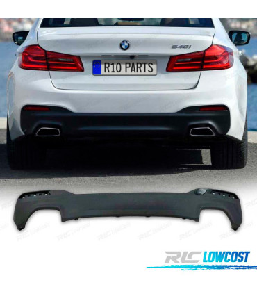 DIFFUSORE POSTERIORE PER BMW G30 G31 17-19 LOOK M-TECH 2 USCITE