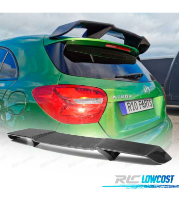 SPOILER ALETTONE MERCEDES CLASSE A W176 12-18 CARBONIO