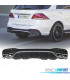 DIFFUSORE PER MERCEDES W166 GLE 350 LOOK AMG GLE63 CON TERMINALI DI SCARICO