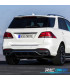 DIFFUSORE PER MERCEDES W166 GLE 350 LOOK AMG GLE63 CON TERMINALI DI SCARICO