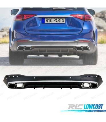 DIFFUSORE PER MERCEDES GLE W167 20- TERMINALI DI SCARICO