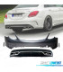 PARAURTI POSTERIORE MERCEDES CLASSE C W205 14-18 LOOK C63 + TERMINALI DI SCARICO