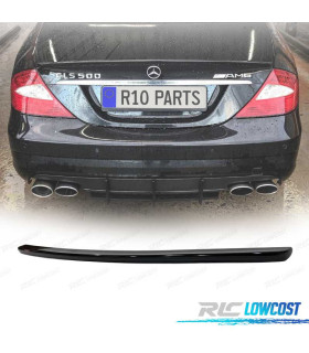 SPOILER ALARE MERCEDES CLASSE CLS W219 04-10 LOOK AMG NERO LUCIDO