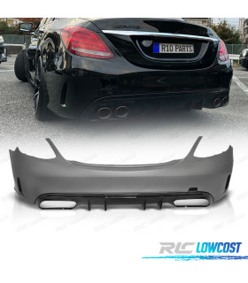 PARAURTI POSTERIORE MERCEDES CLASSE C W205 4P 19- LOOK C43