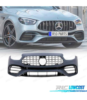 PARAURTI ANTERIORE MERCEDES W213 C238 21- LOOK AMG E63 + GRIGLIA