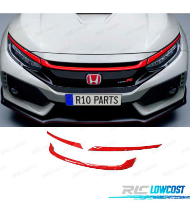 MODANATURE HONDA CIVIC 16-20 LOOK TYPE R ROSSO