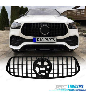 GRIGLIA MERCEDES GLE W167 C167 COUPE 19- ASPECTO GT CON TELECAMERA NERO LUCIDO