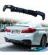 DIFFUSORE PER BMW G30 G31 17- M PERFORMANCE NERO LUCIDO