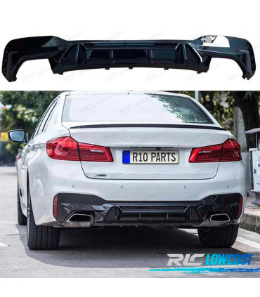 DIFFUSORE PER BMW G30 G31 17- M PERFORMANCE NERO LUCIDO