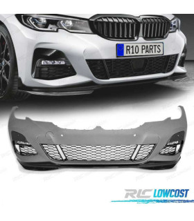 PARAURTI ANTERIORE BMW G20 G21 19- PDC LOOK M PERFORMANCE LIP BRILLO PARK ASSIST