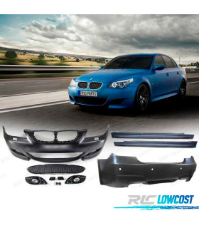 KIT CARROZZERIA BMW E60 03-07 LOOK M5 SRA + MINIGONNE LATERALI