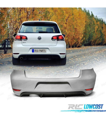 PARAURTI POSTERIORE PER VOLKSWAGEN VW GOLF 6 LOOK GTI