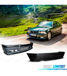 KIT CARROZZERIA BMW E36 91-99 LOOK M3 PARAURTI ANTERIORE + POSTERIORE