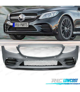 PARAURTI ANTERIORE MERCEDES CLASSE C W205 18- LOOK AMG