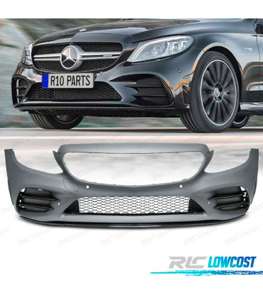 PARAURTI ANTERIORE MERCEDES CLASSE C W205 18- LOOK AMG