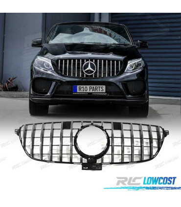 GRIGLIA PER MERCEDES GLE COUPE C292 15-19 GT-R PANAMERICANA CAMERA CROMATA NERA