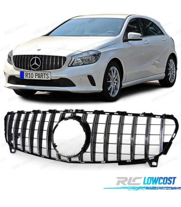 GRIGLIA MERCEDES CLASSE A W176 GT 16-18 CROMO NERO