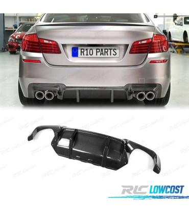 DIFFUSORE BMW F10 F11 10-13 LOOK M5 NERO LUCIDO