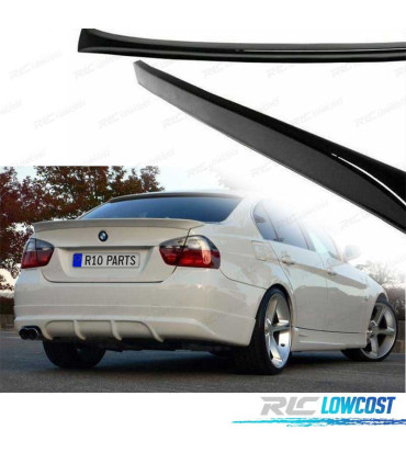 SPOILER ALA BMW E90 05-12 LOOK M NEGRO BRILLANTE