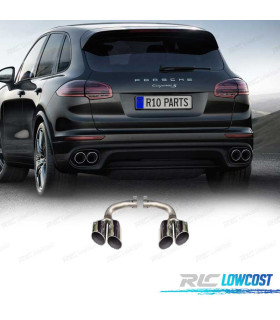 TERMINALI SCARICO PORSCHE CAYENNE 17- LOOK S CROMATO