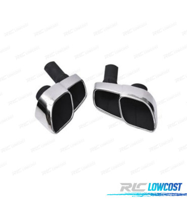 TERMINALI SCARICO MASERATI GHIBLI 14- LOOK S CROMATO