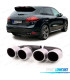 TERMINALI SCARICO PORSCHE CAYENNE V8 GTS TURBO S 10-14 SILVER MATT