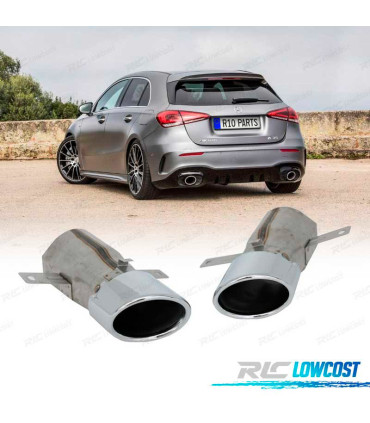 TERMINALI SCARICO MERCEDES W177 18- LOOK A35 AMG
