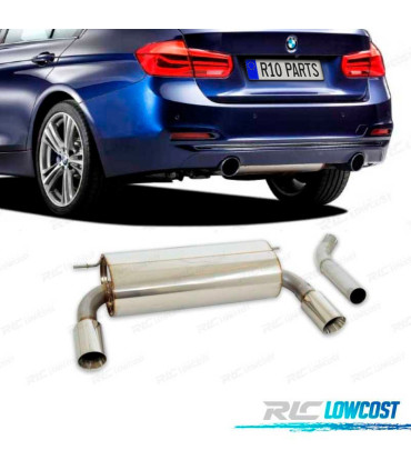 SILENZIATORE DI SCARICO BMW F30 328 430 M TECH DOPPIA USCITA