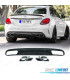 DIFFUSORE PER MERCEDES C W205 LOOK AMG C63 14-18 TERMINALI DI SCARICO