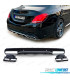 DIFFUSORE MERCEDES CLASSE C W205 AMG LOOK C63 SEDAN 14-17 + TERMINALI DI SCARICO